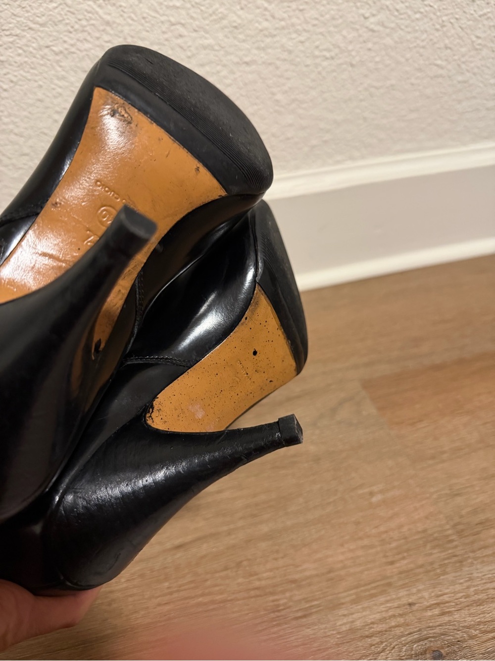 Philipp Plein Black Patent Pointed Ankle Boots - Picture 7 of 12